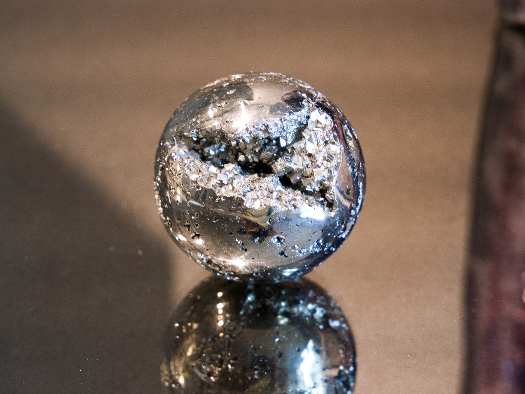 Pyrite Geode Sphere (Small)