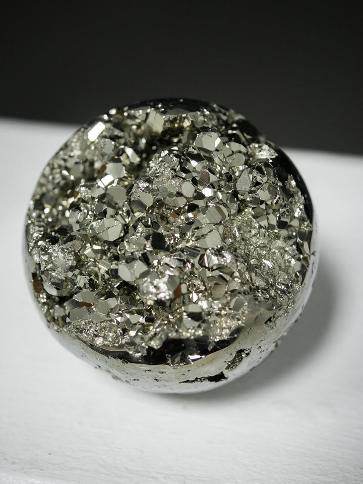 Large Pyrite Geode Sphere