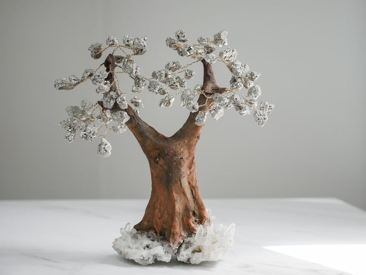 Tree of Life | Pyrite and Quartz Tree