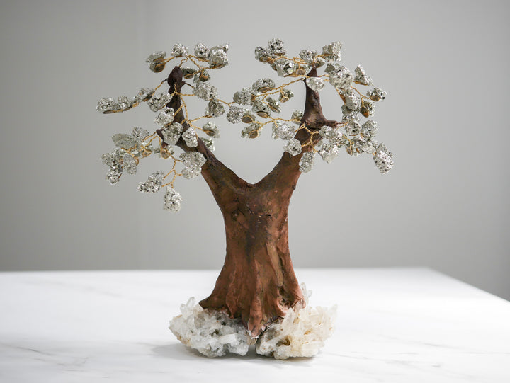 Tree of Life | Pyrite and Quartz Tree