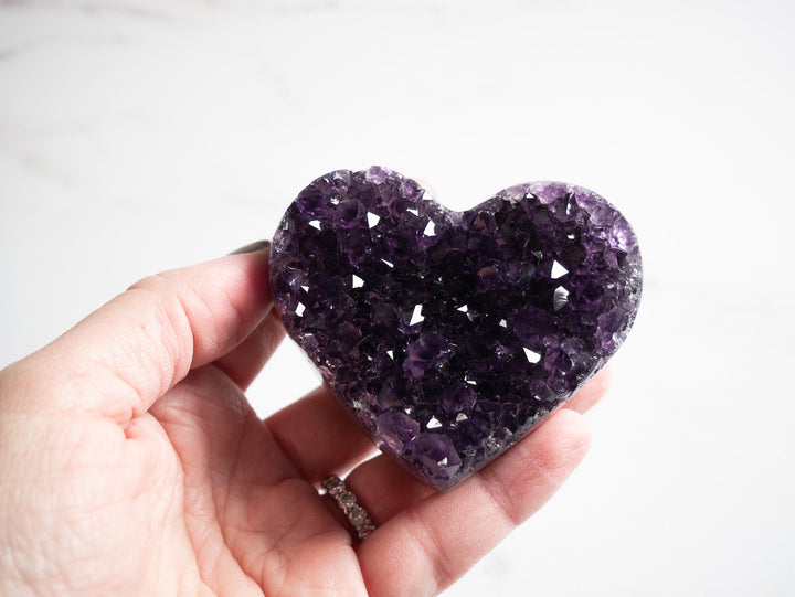 Premium Amethyst Heart - Option 1