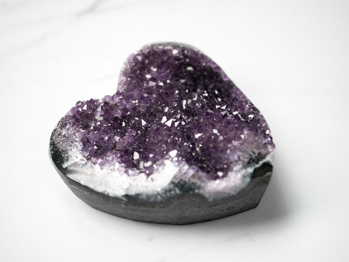 Premium Amethyst Heart (Large)