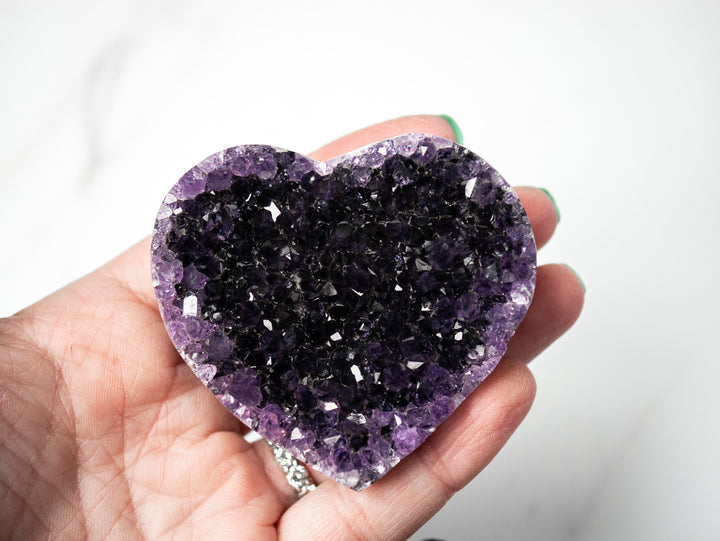 Premium Amethyst Heart (Small)