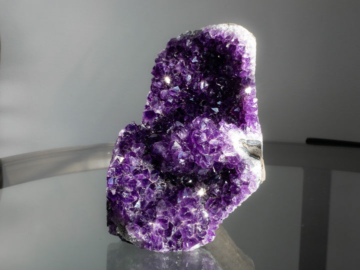 High-Quality Uruguayan Amethyst Cut Base