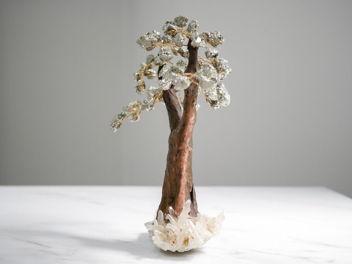 Tree of Life | Pyrite and Quartz Tree