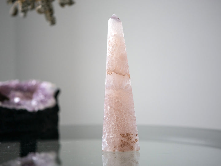 Druzy Agate Obelisk - Opt 1