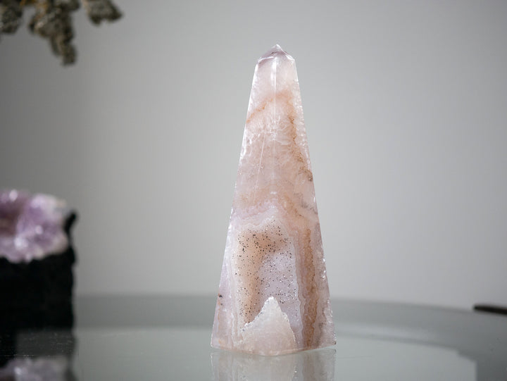 Druzy Agate Obelisk - Opt 1