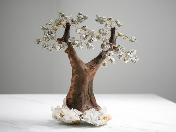 Tree of Life | Pyrite and Quartz Tree