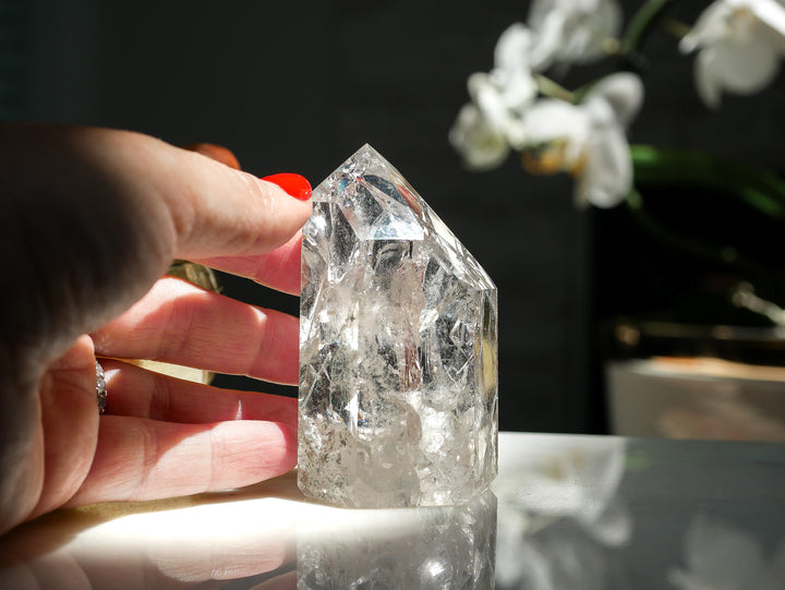 Fire &amp; Ice Quartz Point