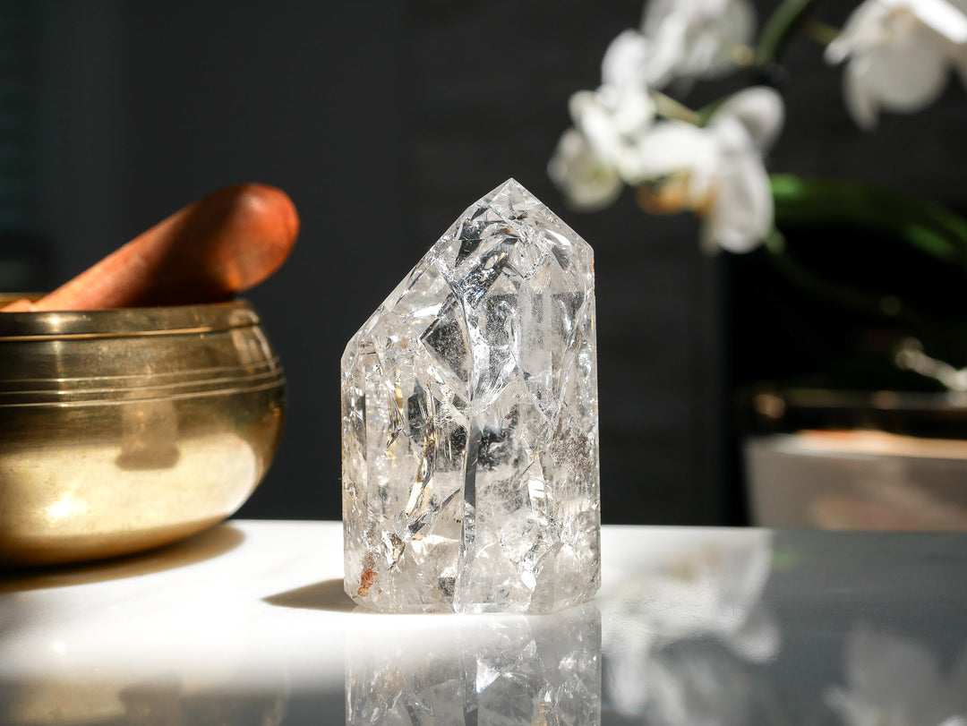 Fire &amp; Ice Quartz Point