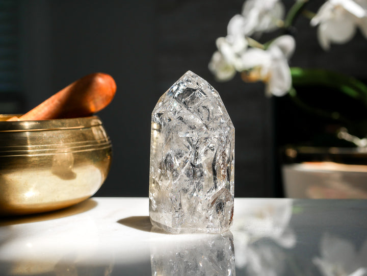 Fire &amp; Ice Quartz Point