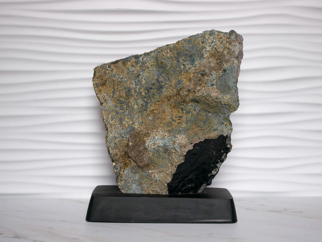 Amethyst Freeform on Custom Wood Stand