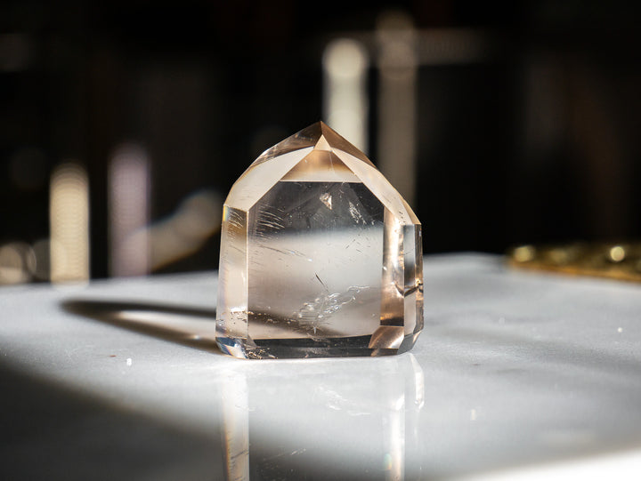 Premium Natural Citrine Point - Opt J
