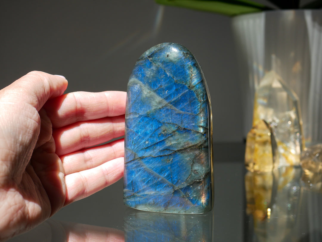 Premium Flashy Labradorite Free Form | Intuition & Transformation