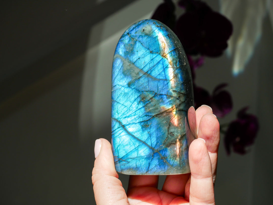Premium Flashy Labradorite Free Form | Intuition & Transformation