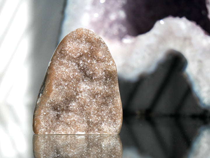 Petite Rainbow Amethyst Cut Base