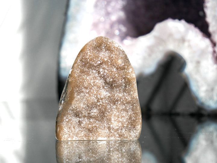 Petite Rainbow Amethyst Cut Base