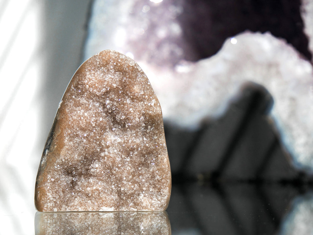 Petite Rainbow Amethyst Cut Base
