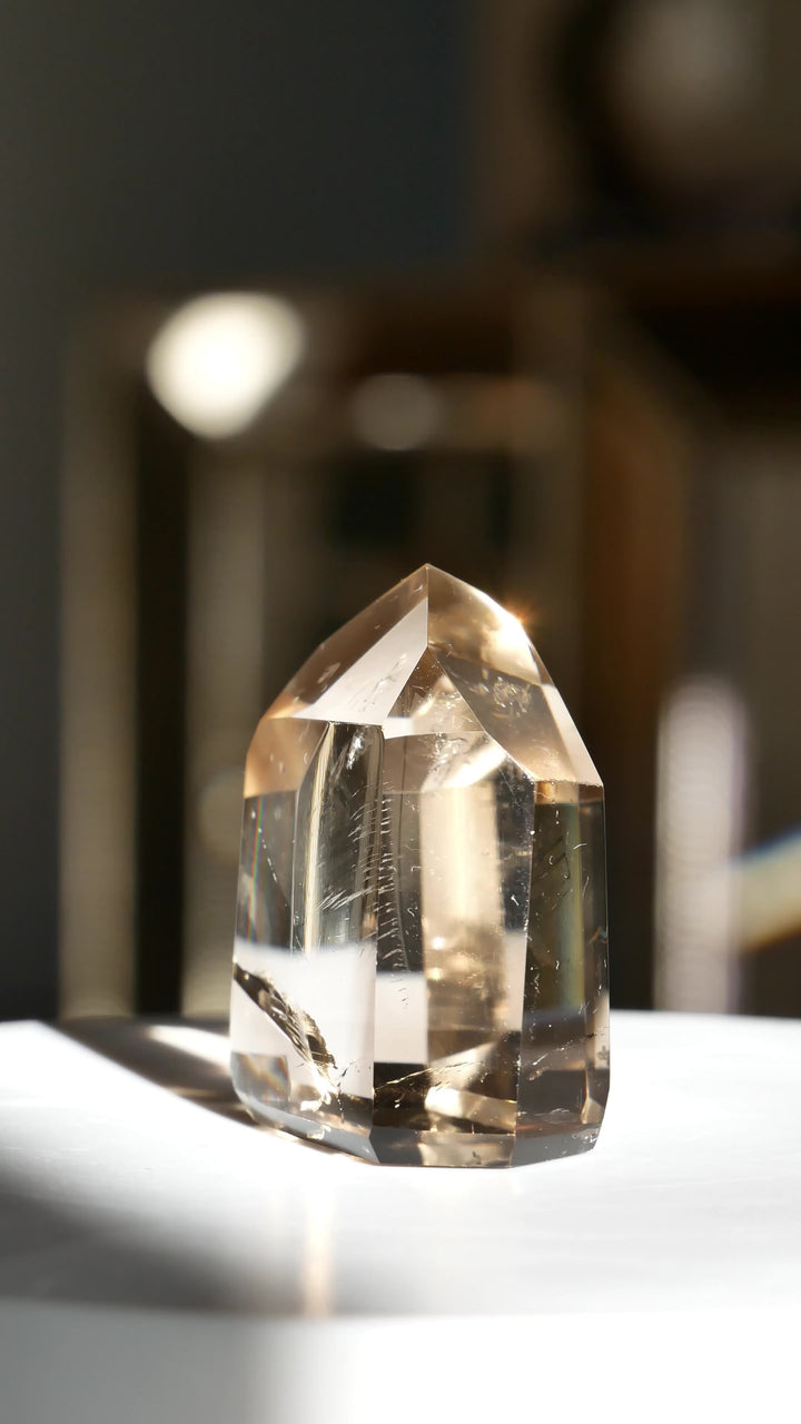 Premium Natural Citrine Point - Opt J
