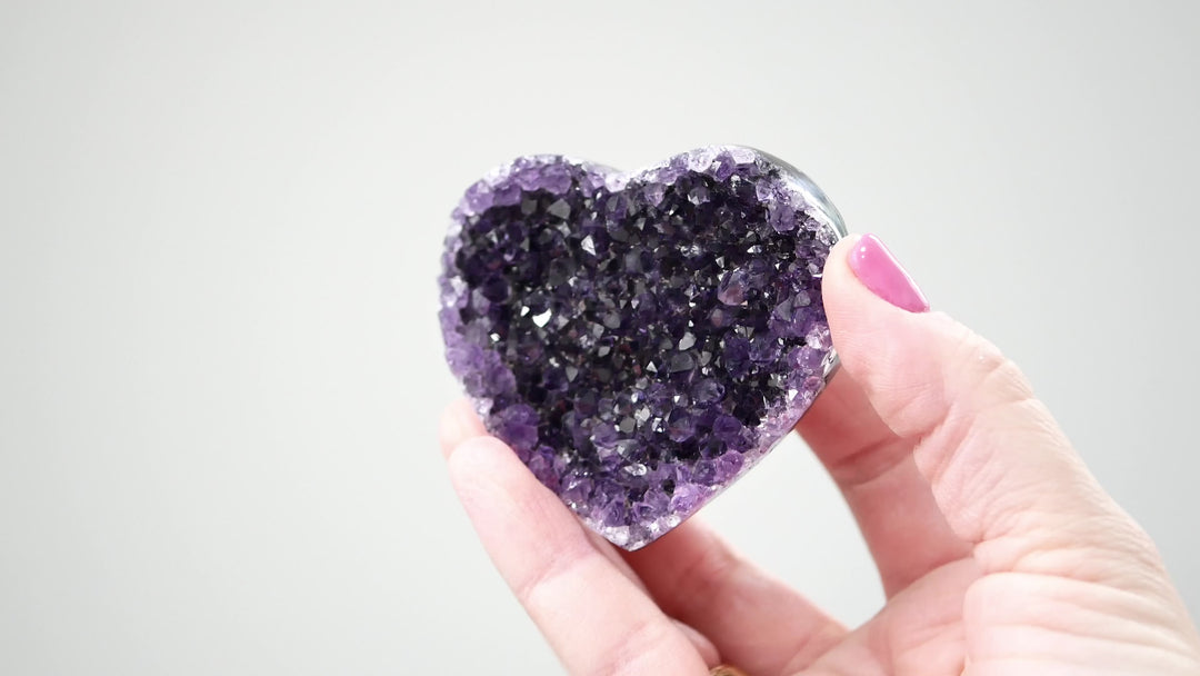 Premium Amethyst Heart (Small)