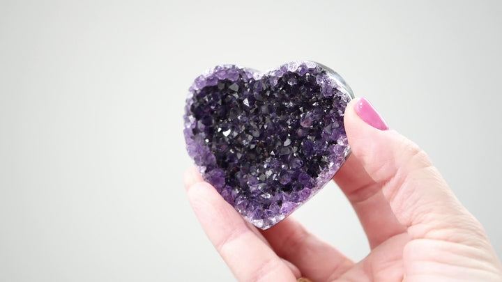 Premium Amethyst Heart (Small)