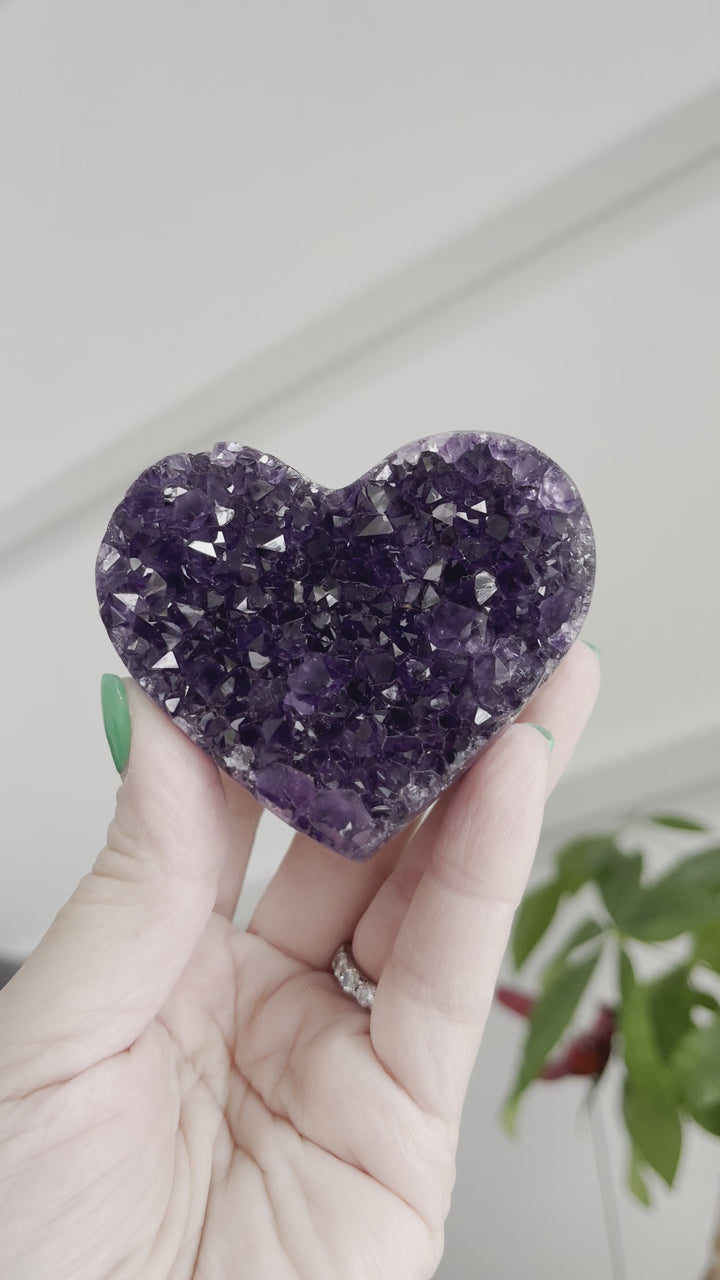 Premium Amethyst Heart - Option 1