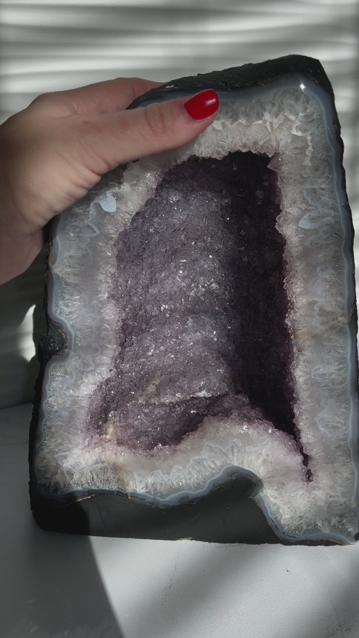 Brazilian Amethyst Geode Cave