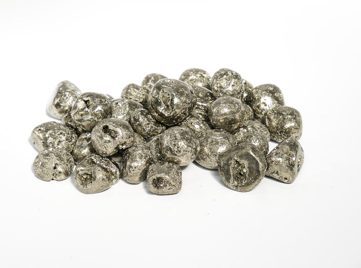Pyrite Tumbled Stone