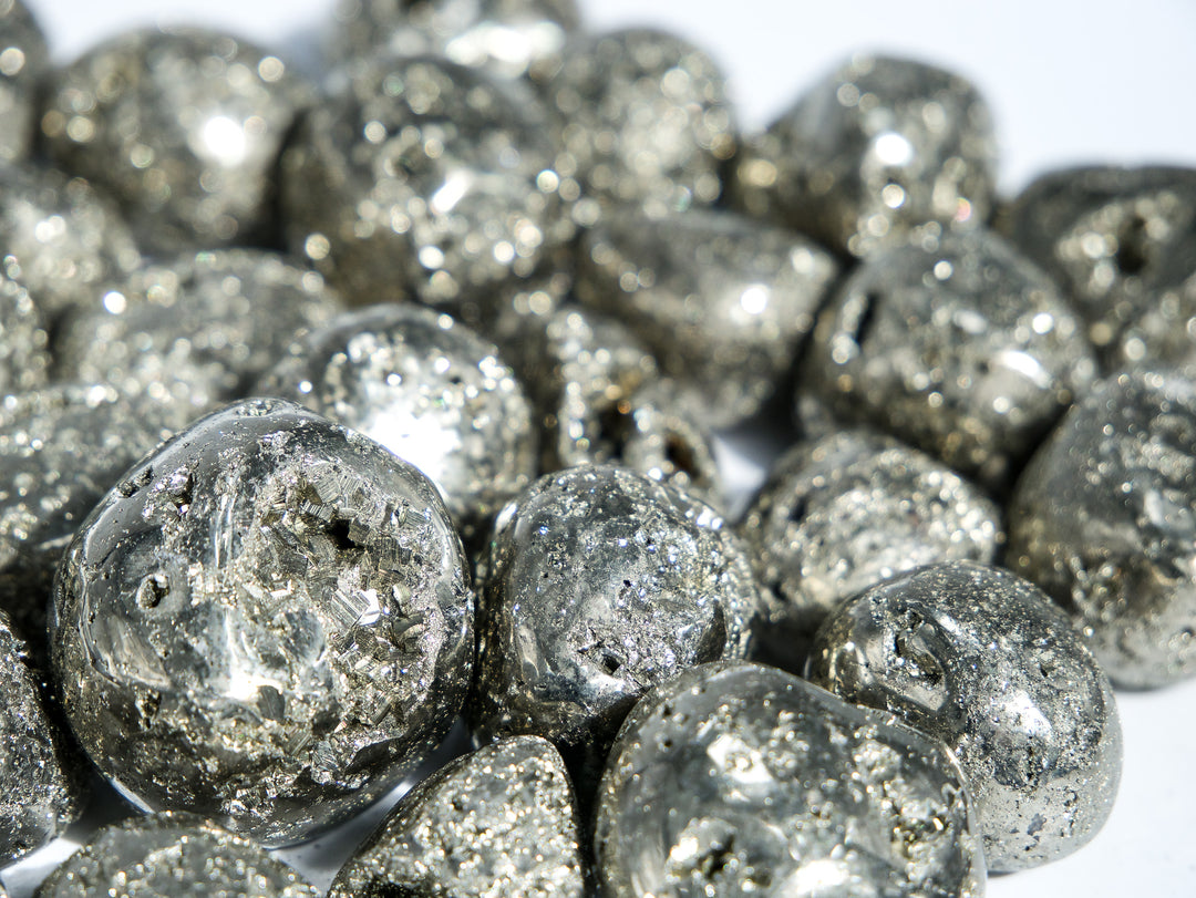 Pyrite Tumbled Stone